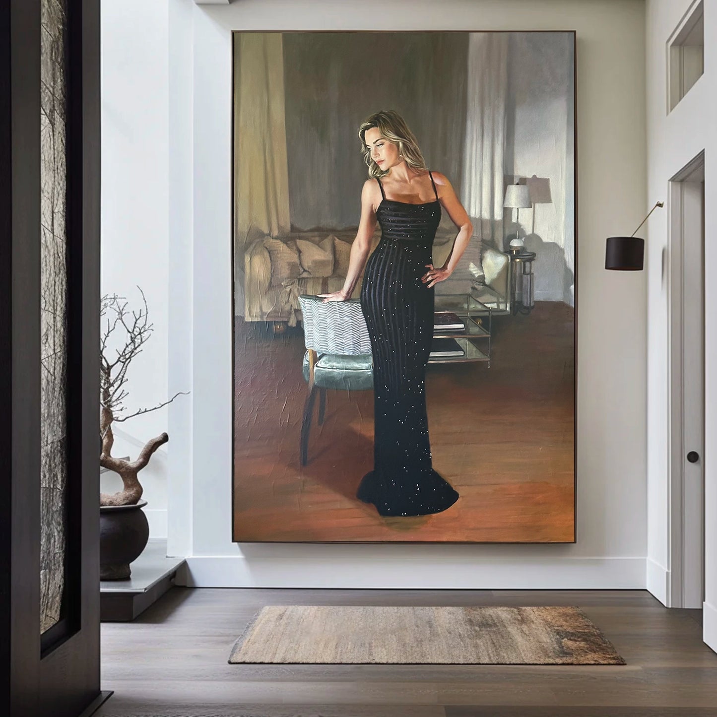 Custom Commission Portrait - Oversized (48x60") Oil on Canvas