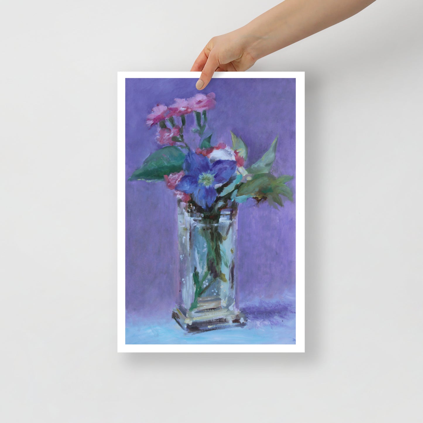 Premium Matte 12x18" Print - "Royal Amethyst Bloom"